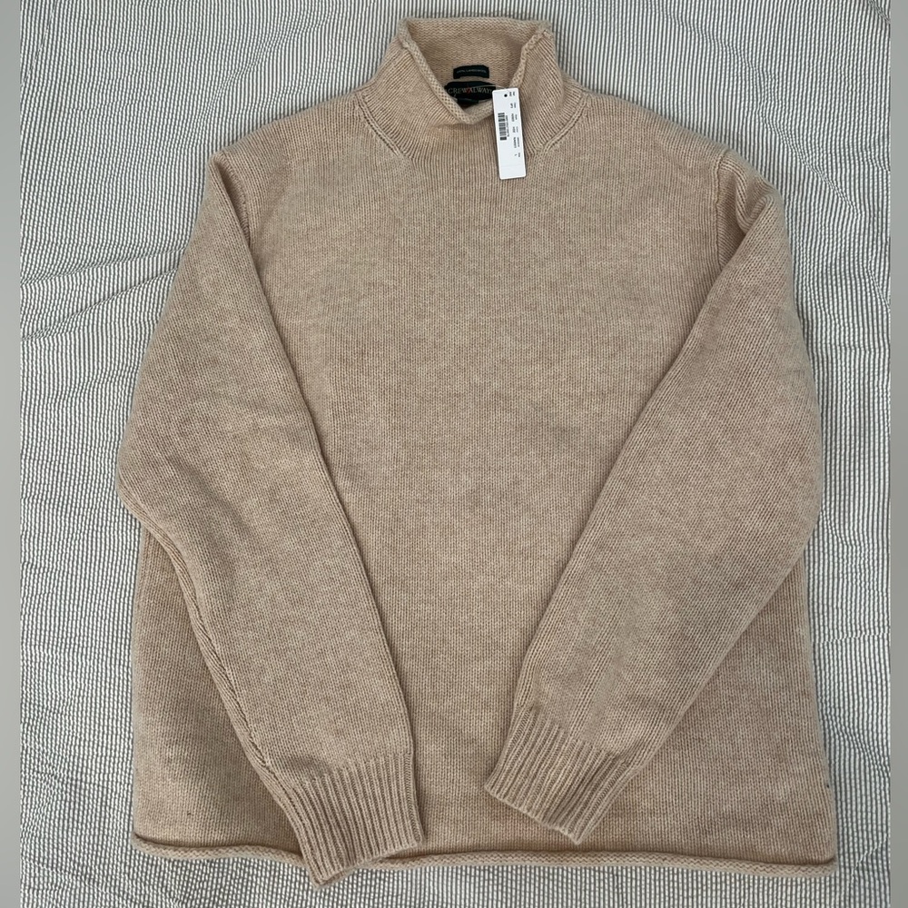 J Crew Rollneck 100% Lambswool Sweater